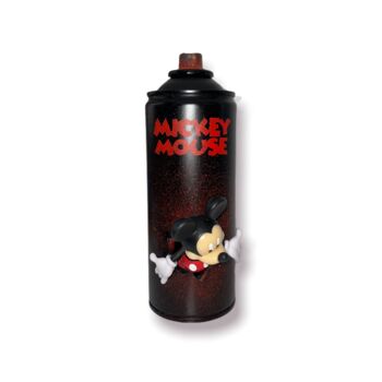 Scultura intitolato "Spray Mickey Mouse" da Withartyou, Opera d'arte originale, Alluminio
