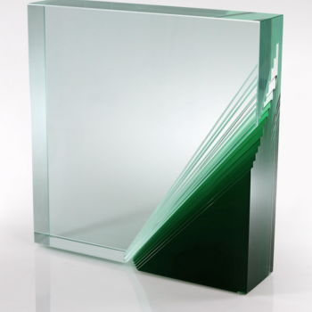 Sculpture titled "Sculpture 370" by Witold Sliwinski, Original Artwork, Glass