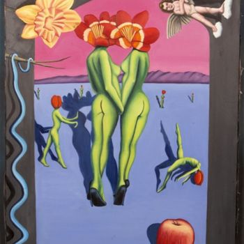 Malarstwo zatytułowany „Lost Garden of Eden” autorstwa Jon Neal, Oryginalna praca