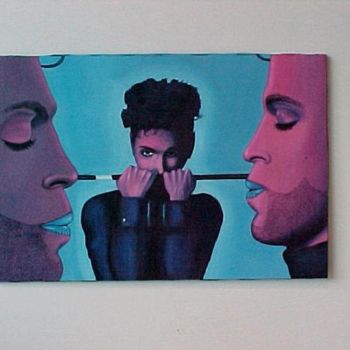 Painting titled "Purple Prince" by Jon Neal, Original Artwork
