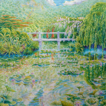 Malerei mit dem Titel "Angkor wat" von Wladimir Lewtschenko, Original-Kunstwerk, Tinte