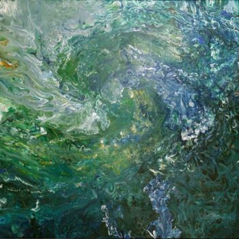 Painting titled "Wave" by Wladimir Lewtschenko, Original Artwork, Acrylic