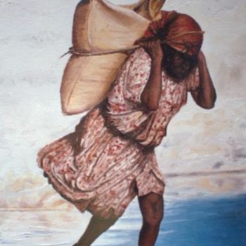 Painting titled "Guajira 3" by William Maruri Londoño, Original Artwork