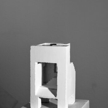 Sculpture intitulée "Dachterrasse" par Wolfgang Bittner, Œuvre d'art originale, Béton