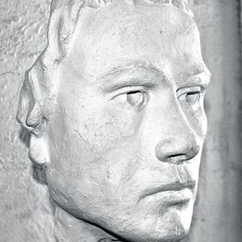 Sculptuur getiteld "Sehnsuchtspunkt - P…" door Wolfgang Schmidt, Origineel Kunstwerk, Terra cotta
