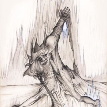 Drawing titled "last monster" by Wolfonic, Original Artwork