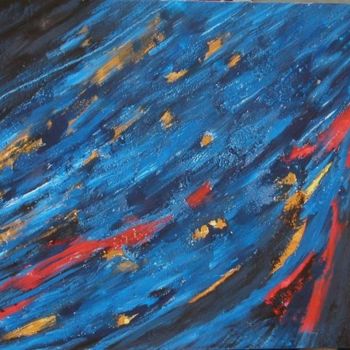 Pintura titulada "constellation" por Wolf Thiele, Obra de arte original
