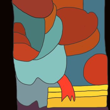 Arts numériques intitulée "couleurs en movemen…" par Wolf Thiele, Œuvre d'art originale, Travail numérique 2D