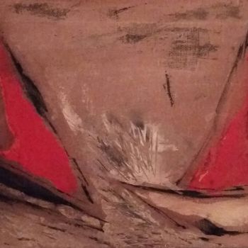 Pittura intitolato "Tableau toile coton…" da M.Woloszyn, Opera d'arte originale, Acrilico