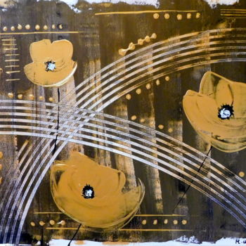绘画 标题为“Tableau toile coton…” 由M.Woloszyn, 原创艺术品, 丙烯