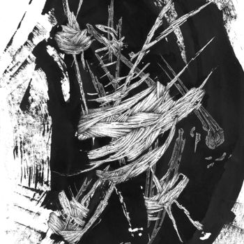 Rysunek zatytułowany „Méchef” autorstwa Wood, Oryginalna praca, Atrament