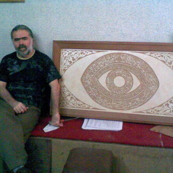 Peinture intitulée "caligraphy of islam" par Ahmet Gözübüyük, Œuvre d'art originale