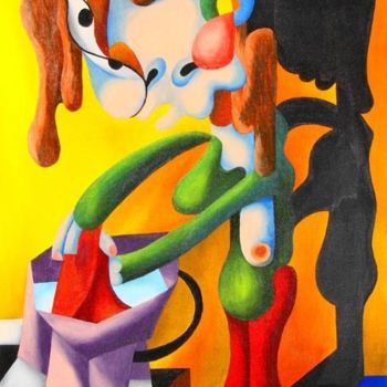 Peinture intitulée "Laundrywoman, Lavan…" par Bryan Orquiza, Œuvre d'art originale, Huile