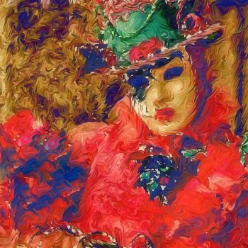 Arte digitale intitolato "Masquerade #003" da Mikhail Solovyov, Opera d'arte originale, Pittura digitale