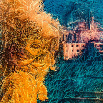 Arte digitale intitolato "Masquerade #006" da Mikhail Solovyov, Opera d'arte originale, Pittura digitale