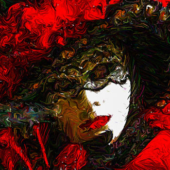 Digital Arts titled "Masquerade #010" by Mikhail Solovyov, Original Artwork, Digital Painting