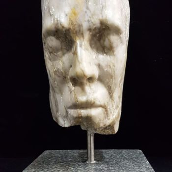 Sculptuur getiteld "Pre-Columbian" door Wojciech Pietranik, Origineel Kunstwerk, Steen