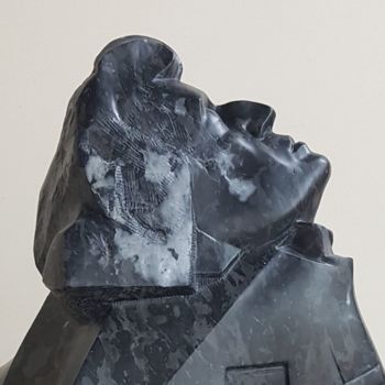 Sculpture titled "Chopin" by Wojciech Pietranik, Original Artwork, Stone