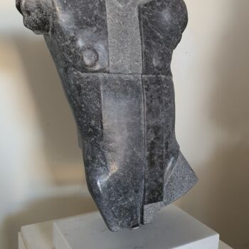 Skulptur mit dem Titel "MERCURY" von Wojciech Pietranik, Original-Kunstwerk, Stein