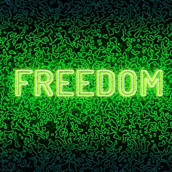 Arts numériques intitulée "Freedom" par Hila, Œuvre d'art originale, Travail numérique 2D