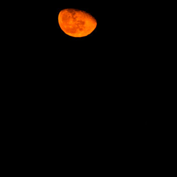 Photography titled "the Pink moon on th…" by Xan Gasalla González-Redondo, Original Artwork, Non Manipulated Photography