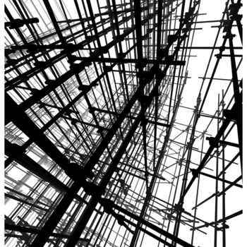 Digitale Kunst getiteld "scaffolding-xavier-…" door Xavier Arnoud, Origineel Kunstwerk, 3D-modellering