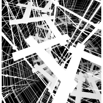 Цифровое искусство под названием "scaffolding-xavier-…" - Xavier Arnoud, Подлинное произведение искусства, Цифровая живопись