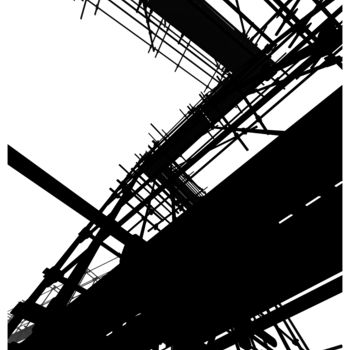 Digitale Kunst getiteld "scaffolding-xavier-…" door Xavier Arnoud, Origineel Kunstwerk, 3D-modellering