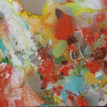 Картина под названием "sans titre" - Xav Abstract, Подлинное произведение искусства, Акрил Установлен на Деревянная рама для…