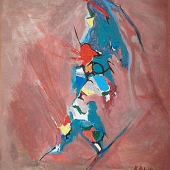 Pintura intitulada "Syrian woman" por Xavier Palacin, Obras de arte originais, Acrílico