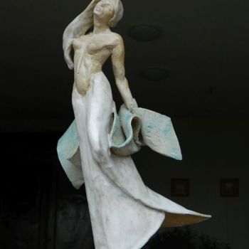 Sculpture intitulée "Libre" par Xavier Besson, Œuvre d'art originale, Céramique