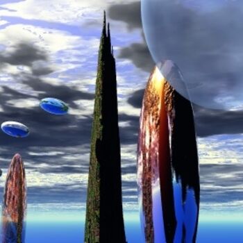 Digital Arts titled "Sentinel-III" by Xavier Crepin, Original Artwork