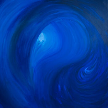 Painting titled "Tsunami" by Xavier D'Ambra, Original Artwork, Acrylic