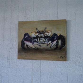 「Crabe à barbe - Gua…」というタイトルの絵画 Xavier De Lacazeによって, オリジナルのアートワーク