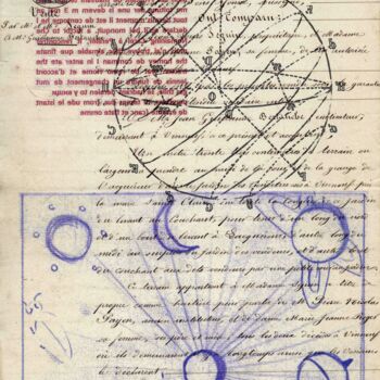 Отпечатки и Гравюры под названием "Cosmographie #06" - Xavier Debeerst, Подлинное произведение искусства, Монотип