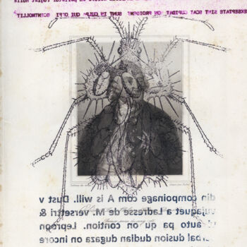Incisioni, stampe intitolato "Coleoptera #02" da Xavier Debeerst, Opera d'arte originale, Monotipo