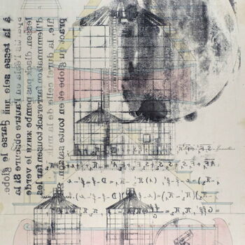 印花与版画 标题为“Cosmographie #23” 由Xavier Debeerst, 原创艺术品, 蒙纳