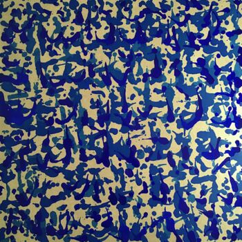 Ζωγραφική με τίτλο "DRIPPING ZONE 01" από Xaro, Αυθεντικά έργα τέχνης, Ακρυλικό Τοποθετήθηκε στο Ξύλινο πάνελ