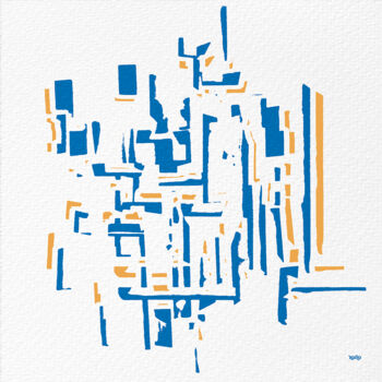 Grafika cyfrowa / sztuka generowana cyfrowo zatytułowany „LABO_004” autorstwa Xaro, Oryginalna praca, 2D praca cyfrowa Zamon…