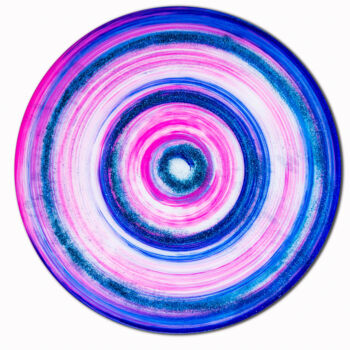 Картина под названием "Circle of Life 3" - Xavier Wttrwulghe, Подлинное произведение искусства, Акрил