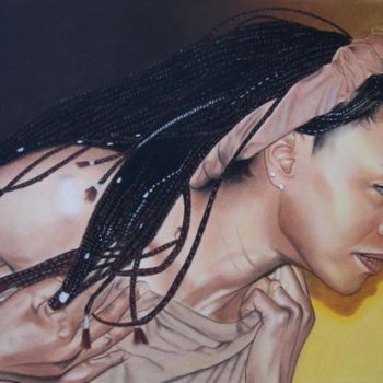 Painting titled "Maryan" by Xavier Lorette, Original Artwork, Oil