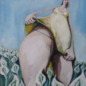 Pittura intitolato "libre" da Xavier Marchand, Opera d'arte originale, Acrilico