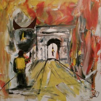 "Gilets jaune" başlıklı Tablo Xc.Painting tarafından, Orijinal sanat, Akrilik