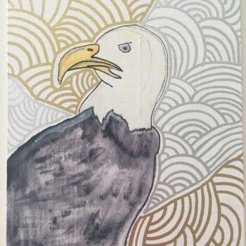 Drawing titled "Adler" by Xenia123, Original Artwork, Airbrush