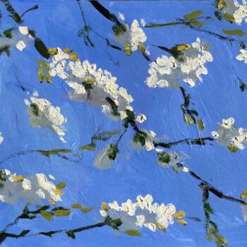 绘画 标题为“Cherry blossom” 由Xeyale Bedelova, 原创艺术品, 油