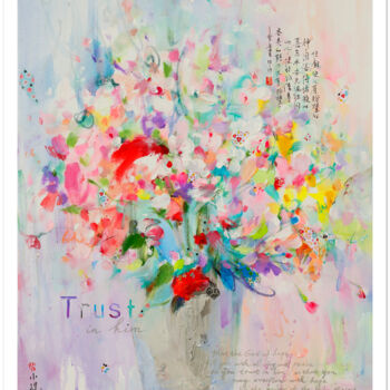 Printmaking titled "Trust in him - Tira…" by Xiaoyang Galas, Original Artwork, Digital Print