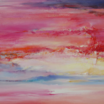 Painting titled "My sky" by Xiaoyang Galas, Original Artwork, Acrylic