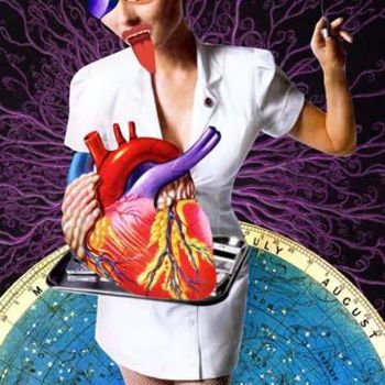 Digital Arts titled "enfermera.jpg" by Ximena Santillana, Original Artwork
