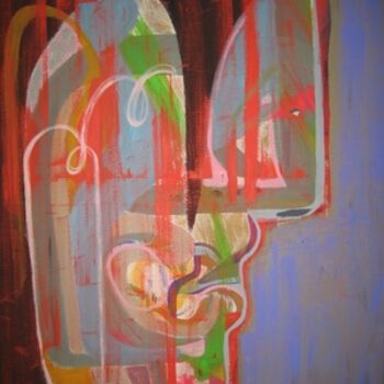 Картина под названием "Tribute to Bauhaus" - Xraylima, Подлинное произведение искусства, Масло
