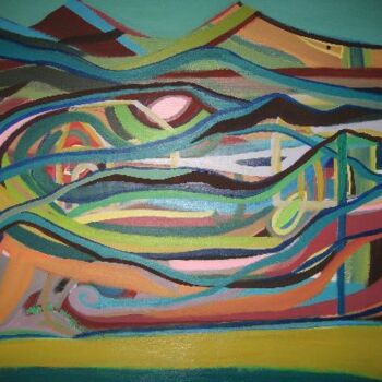 Peinture intitulée "Cabo de Gata" par Xraylima, Œuvre d'art originale, Huile